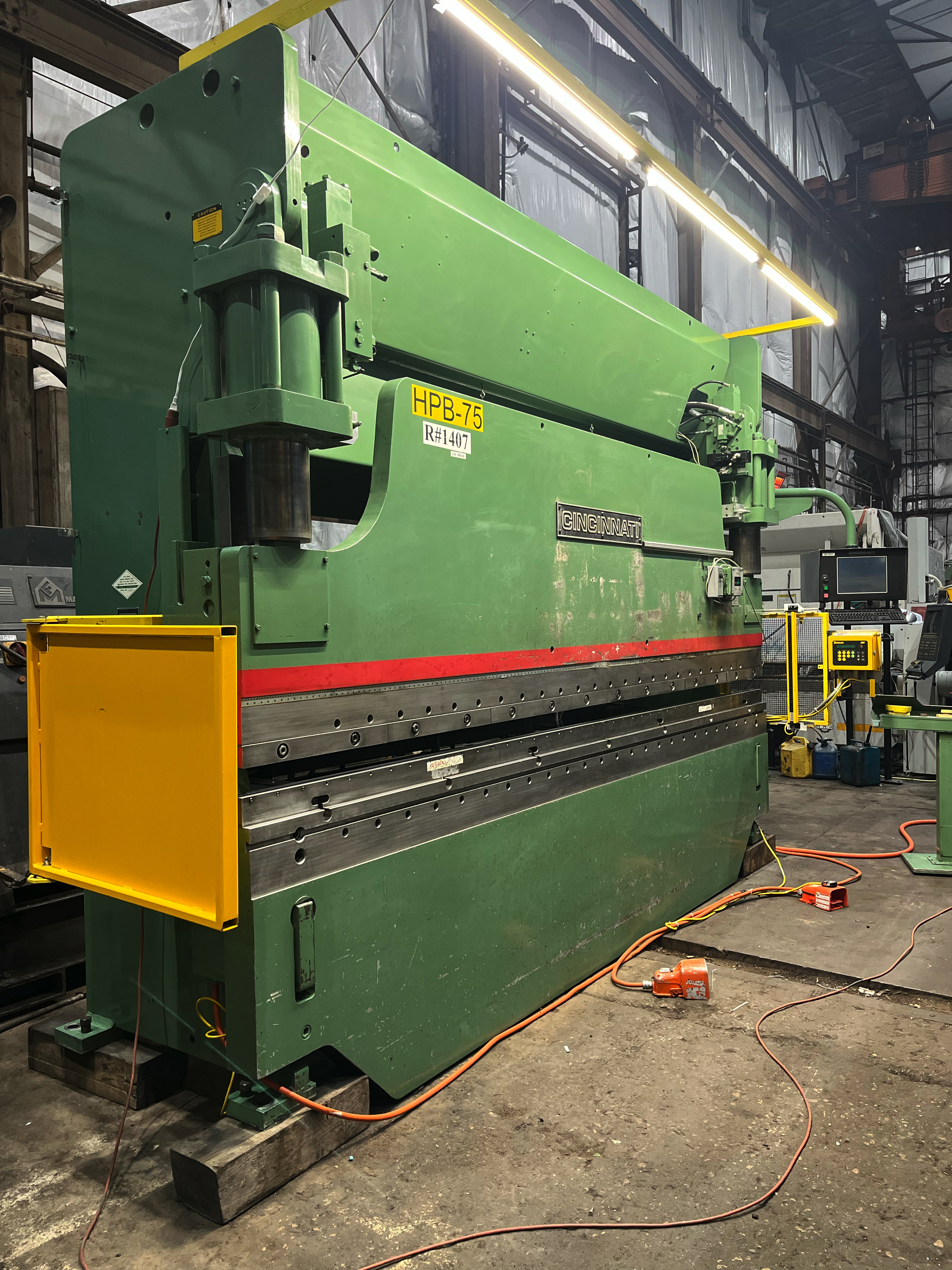 175 Ton X 14’  Cincinnati Model 175 AF12 Autoform CNC Hydraulic Press Brake